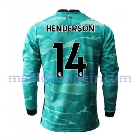 Maillot de Foot Liverpool Henderson 14 Extérieur Jordan 2020-21 Manches Longues